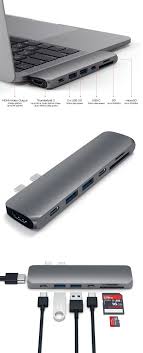 Multi Port Usb C Adapter For 2016 Macbook Pro In 2020 Macbook Accessories Macbook Pro Tips Macbook Pro