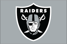 The original raiders uniforms were black and gold, while the helmets were black with a white stripe and no logo. Oakland Raiders Primary Dark Logo National Football League Nfl Chris Creamer S Sports Logos Page Sportslogos Net
