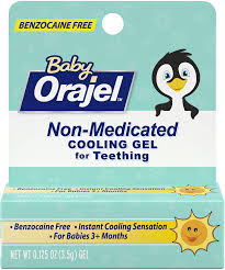 Buy Orajel Non Medicated Cooling Teething Gel Daytime 0 125 Ounce Online In Vietnam B07pd1bqxg