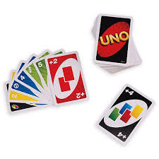 Match the number, colour, or type of card to play; Uno Card Game Bed Bath Beyond