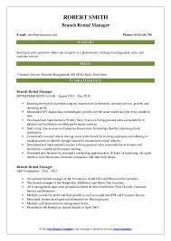 This sales trainee job description sample will hopefully have opened your eyes to the kinds of descriptions you need to write for your business. Branch Rental Manager Resume Samples Qwikresume
