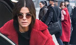 502 likes · 2 talking about this. Sandra Bullock 54 Cuts A Stylish Figure In A Red Teddy Coat As She Arrives In Berlin Daily Mail Online