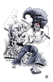 Afro Samurai Afro By Brettbarkley Samurai Wallpaper Afro Samurai Samurai Art