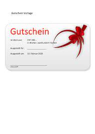 Maybe you would like to learn more about one of these? Kostenlose Gutschein Vorlagen Im Word Format Vorla Ch