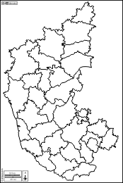 Satellite view of bangalore, india. Karnataka Free Maps Free Blank Maps Free Outline Maps Free Base Maps