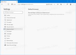 Instead of changing the start page under settings, you need to go to advanced settin. Edge Chromium Now Allows Making It Default Browser From Settings