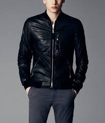Allsaints Blenham Leather Bomber Mens Leather Jackets Leather Jacket Outfit Men Leather Jacket Men Black Leather Bomber Jacket