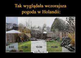 Pogoda w holandii na poszczególne miesiące: Tak Wygladala Wczorajsza Pogoda W Holandii Demotywatory Pl