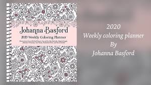 You know that reading johanna basford coloring 2018 2019 calendar is useful, because we could get information through the resources. Weekly Coloring Planner 2020 By Johanna Basford Flip Through Youtube