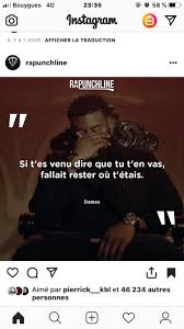 Epingle Par Leila Sur Citation Damso Instagram Citation