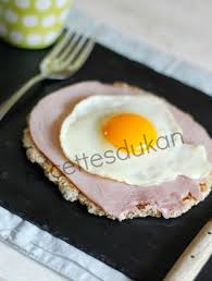 Dukan Galette De Son D Avoine Complete Au Jambon Et Oeuf Sur Le Plat Dukan Dukan Diet Ducan Diet