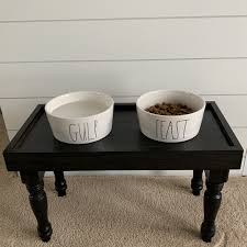 Diy Rae Dunn Pet Bowl Stand Dog Bowls Dog Bowl Stand Pet Bowls Stand