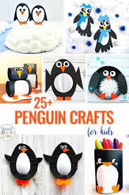 Arts and craft activities enhance children's creativity and originality. 25 Penguin Crafts For Kids Natural Beach Living