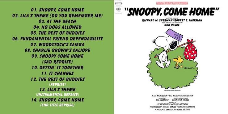 Snoopy, Come Home - Original Soundtrack (1972) CD -