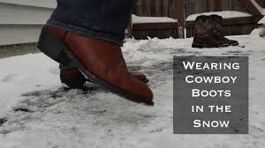 Check spelling or type a new query. Wearing Cowboy Boots In The Snow Youtube