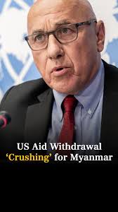 Withdrawal of US aid having 'crushing impact'
