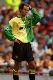 Even today their kits are in the news as thousands of supporters regularly don replica versions of the yellow and green halved jerseys worn by the team in their newton heath days as a mark of protest against the glazers' continued ownership of the club.but it is united's regular combination of red football shirts, white shorts and black socks that are known and feared throughout football. Man Utd S Worst Kits From The Vintage Green And Gold Shirt That Saw Stars Wear Fake Moustaches To Cursed Grey