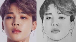 This application for drawing bts members is for you who have a hobby of drawing. How To Draw Jimin Bts Step By Step Drawing Tutorial Youcandraw Youtube