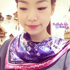 🌿💐NEW Nathalie Lete Scarf🌹🌿 Very Beautiful Painting