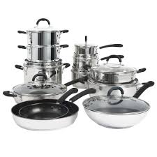 Procook Gourmet Steel Batterie De Cuisine 12 Pieces Batterie De Cuisine Cuisine Inox Cuisine