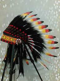 Real feather indian turkey headdress, black red large costume warbonnet indianx. Goose Feathers Headdress Chief Indian Hat By Thelandofcockaigne Native American Clothing Chiefs Headdress Feather Headdress