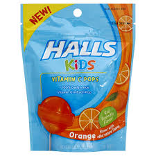 Fda does not require food labels to list vitamin c content unless vitamin c has been added to the food. Halls Kids Vitamin C Pops Orange Shop Vitamins A Z At H E B