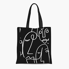 Tas, sketsa tas, tas, fashion, pakaian, tas dompet, dompet, tas sekolah, tas kerja, tas laptop, tas keren, tas ransel, tas gunung. Tote Bag Sketsa Wajah Tas Wanita Shopee Indonesia