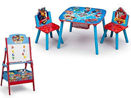 New Paw Patrol Activity Table Set And Delta Children Paw Patrol Activity Easel With Toy Storage Bins Want To Kno Kidsroom Decor Toy Storage Bins Toy Storage