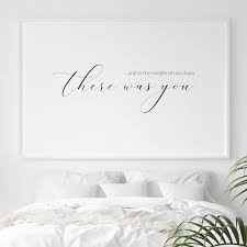 and in the middle of my chaos there was you quote print etsy romantic wall art bedroom wall art quote prints