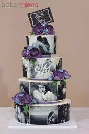 Photo Wedding Cake Unique Wedding Cakes Wedding Cakes Engagement Cakes