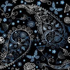 See more ideas about line art flowers, flower tattoos, flower drawing. Black Seamless Floral Pattern With Stock Vector Colourbox