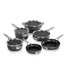 Enjoy free shipping on most stuff, even big stuff. Calphalon Premier Space Saving Hard Anodized Nonstick 10 Piece Cookware Set Bed Bath And Beyond Canada
