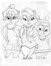 For kids & adults you can print chipmunks or color online. Free Printable Chipettes Coloring Pages For Kids