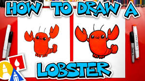 We make art together as a family but we also love sharing it with you. How To Draw A Lobster Art For Kids Hub Art For Kids Hub Art For Kids Drawing For Kids