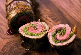 Beef Roulades With Walnut Parsley Pesto Recipe