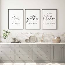Kitchen Wall Decorkitchen Printable Decorkitchen Signscome Etsy In 2020 Kitchen Wall Decor Thanksgiving Wall Decor Wall Printables