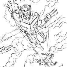 Image result for coloring pages wolverine