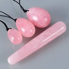 Your order also includes a printed care and use booklet with all the information you need. 4pcs Set Jade Yoni Eggs Stick 3 Pcs Drilled Natural Rose Quartz Crystal Jade Eggs Massage Stone 1 Pcs Massage Stick For Women Kegel Exercise Strengthen Pelvic Floor Muscles