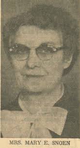 Mary Ethel Clark Knight Snoen (1894-1963)
