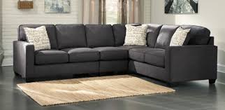 4.4 out of 5 stars based on 24 product ratings(24). 3 Pc Alenya Charcoal Soft Textured Fabric Sectional Sofa Set