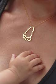 Baby Shower Gift Baby Feet Necklace New Mom Jewelry New Etsy Baby Feet Necklace Mom Jewelry Baby Jewelry