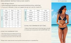 51 skillful reef swimsuit size chart