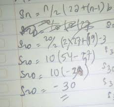 Jumlah 20 suku pertama adalah. Diketahui Barisan Aritmatika 27 24 21 Jumlah 20 Suku Pertama Adalah Brainly Co Id