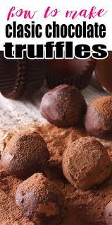 Classic Chocolate Truffles Recipe The Bold Abode Recipe Truffle Recipe Chocolate Chocolate Truffles Truffle Recipe
