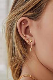 Freya Earrings Five And Two Jewelry The Effective Pictures We Offer You About Ear Piercings Delicate Ear Jewelry Bar Stud Earrings Diamond Earrings Studs