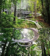 Amazing Forest Park Features Treetop Pathways That Double As Giant Trampolines Landscape Architecture Design Landscape Architecture Landscape Design
