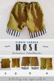 Anleitung und kostenloses schnittmuster zum ausdrucken: Anleitung Und Kostenloses Schnittmuster Zum Ausdrucken Einfache Kurze Kinderhose Schnittmuster Kostenlos Kinderkleidung Kostenlose Schnittmuster Kinder Hosen