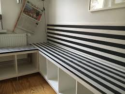 There is an ikea hack for both those things. Ikea Kallax Kitchen Corner Seating Ikea Hackers