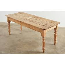 However, always make sure to measure before buying a new coffee table. 19th Century American Country Pine Farmhouse Dining Table Chairish