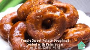 Resepi yang mudah tetapi sangat menyelerakan! Kuih Keria Gula Melaka Purple Sweet Potato Doughnut Coated With Palm Sugar Youtube